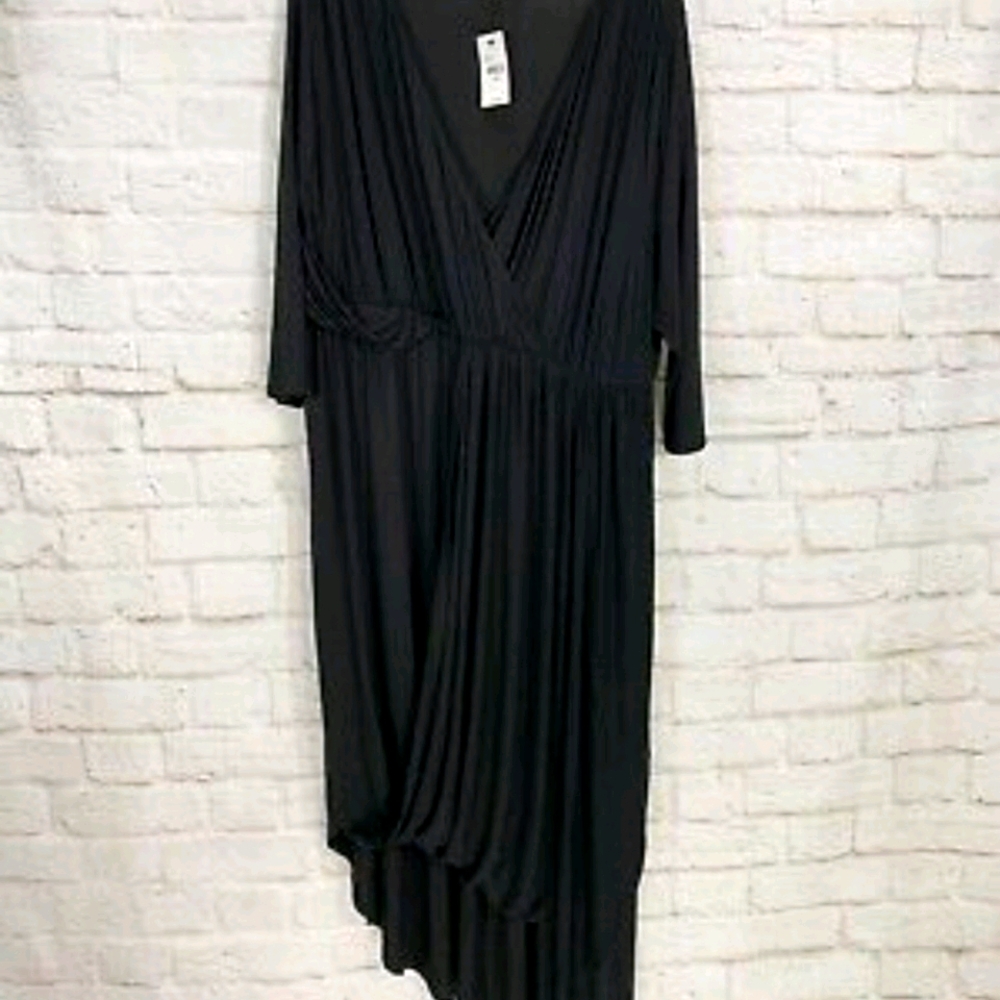 Lane Bryant 18/20 Asymmetrical Matte Dress
